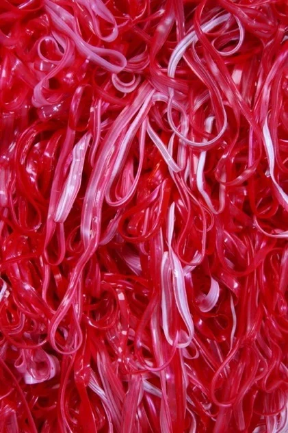 Shaggy, detail 2005 acrylic on plexiglas 25 by 25 inches