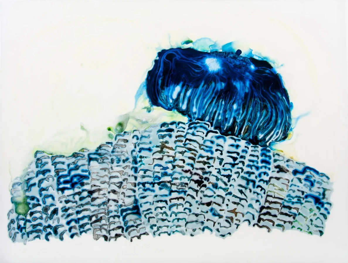 It's As Much What It Is As What It Is Not 2012 ink and acrylic on mylar 31 by 24 inches