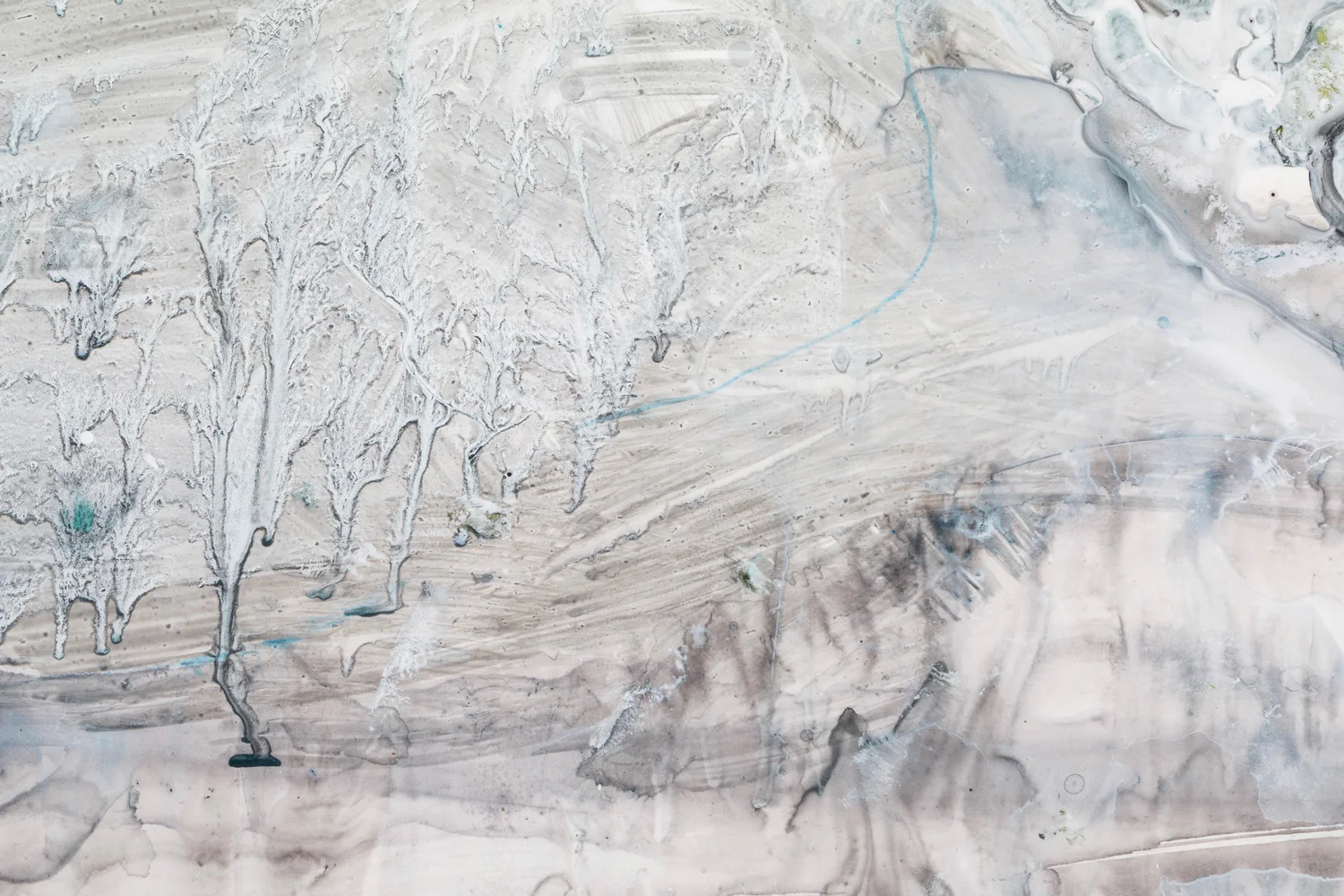 Cull and Collect, detail 2016 ink and acrylic on panel 45 by 36 inches
