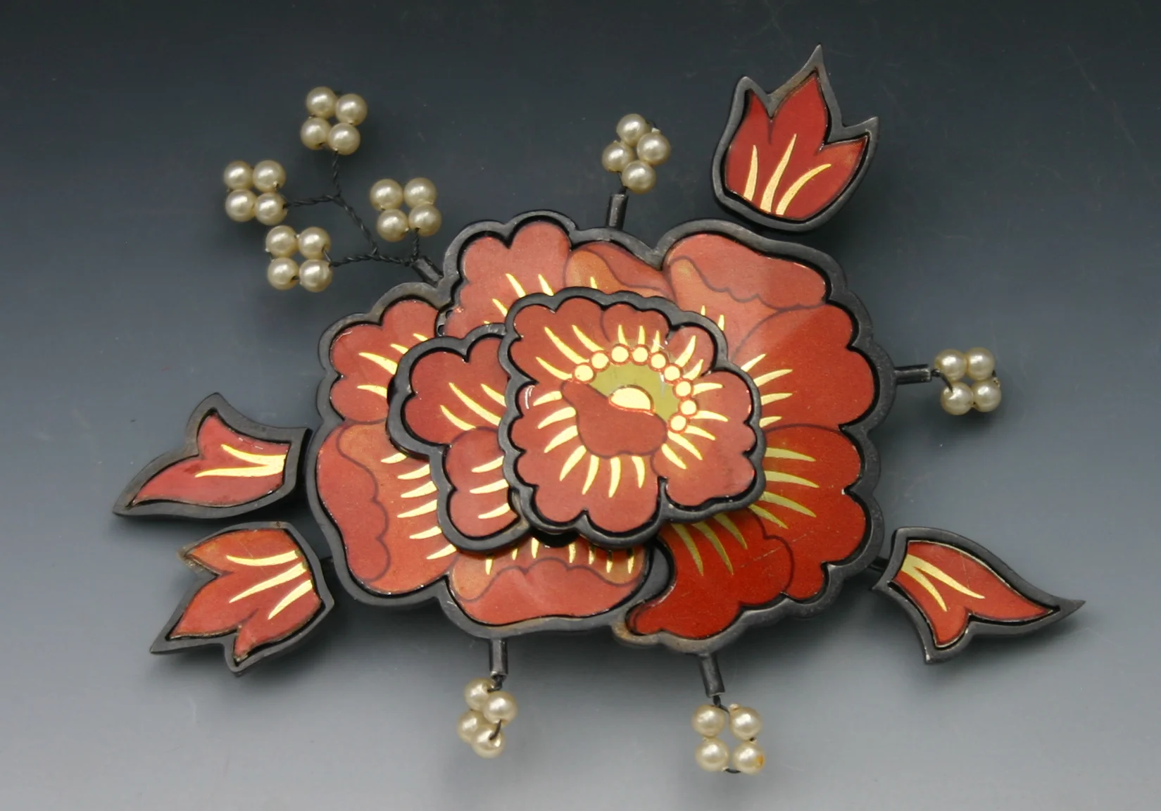 Daher Floral Brooch - Black Background.JPG