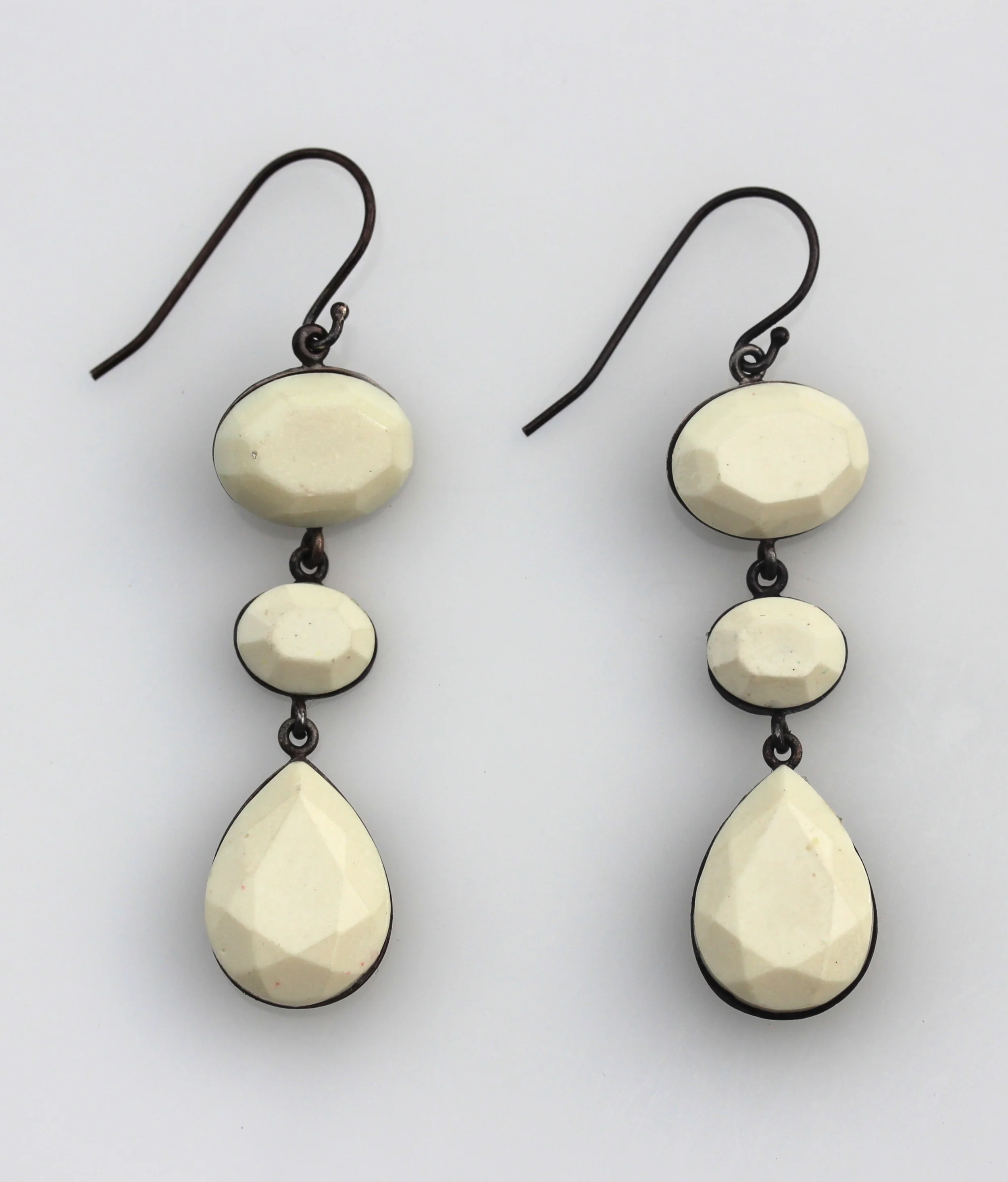 White Sampling Earrings