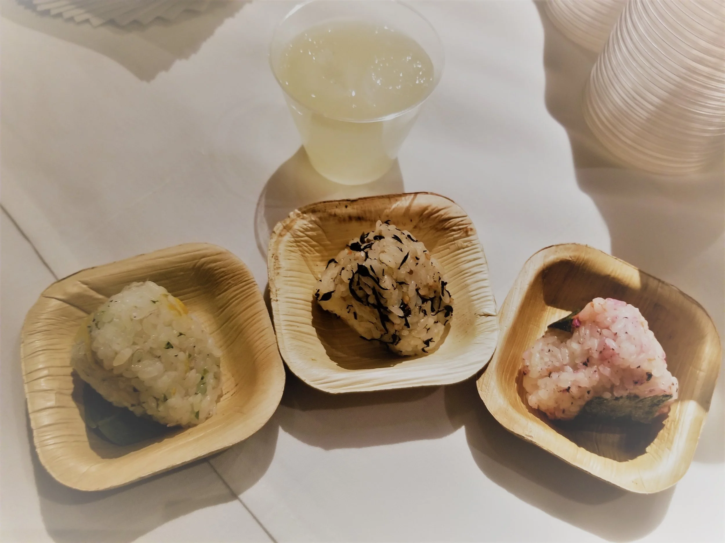 Traditional Daquiri and Onigiri pairing...