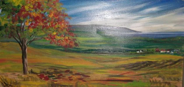 Trees on the Hill Gail Davis.JPG