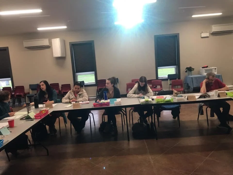Volunteers from Hinchinbrook Farm at MHFA training