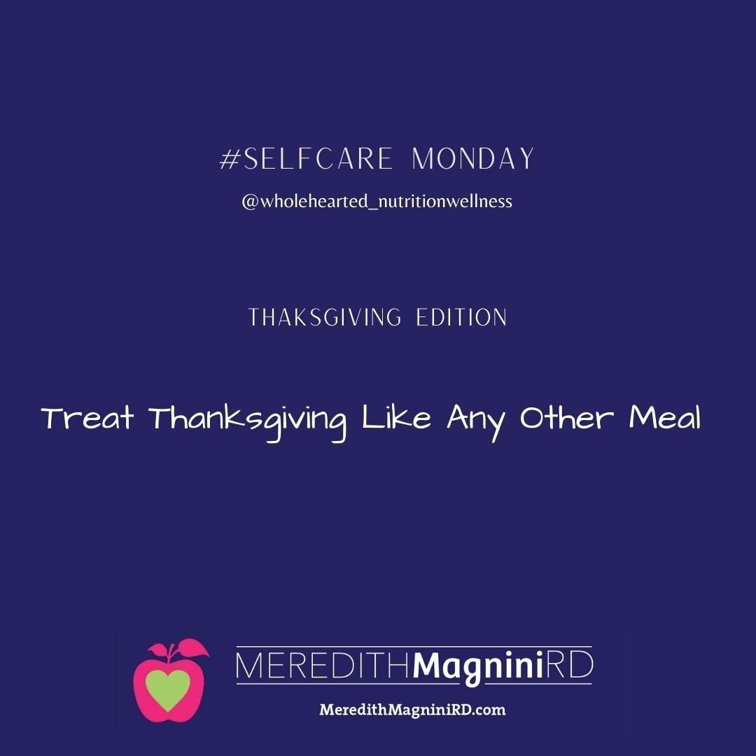 Thanksgiving has gotten the reputation of &quot;eating till your stuffed,&quot; or &quot;save up for&quot; and eat past the point of comfort.  For those with any kind of eating disorder or disordered eating, this day and time of the year can be espec