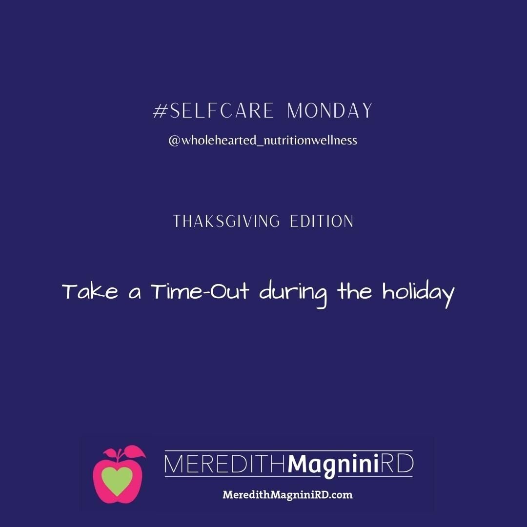 Holiday time means food, family, friends and all of that (even one!) can be triggering especially if there is diet and food talk present. 

Tune in and see if you need a break to regroup. Try going on a short talk, moving to another room to decompres