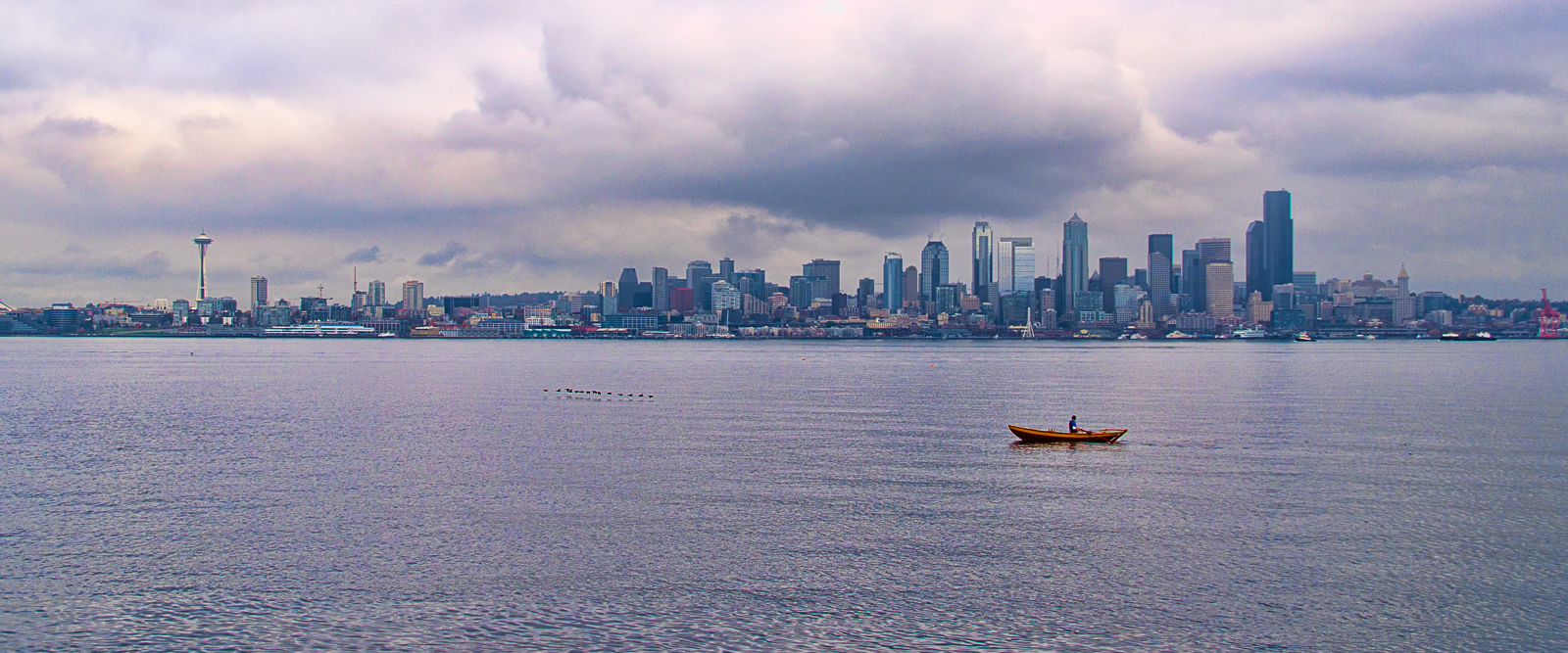 Seattle Oarsman. As the name and the iconic Space Needle both give away, this is Seattle Washington. I have visited Seattle a couple of times now, and I always find myself at Alki in West Seattle. It is a great location to see the skyline view of downtown Seattle. 
