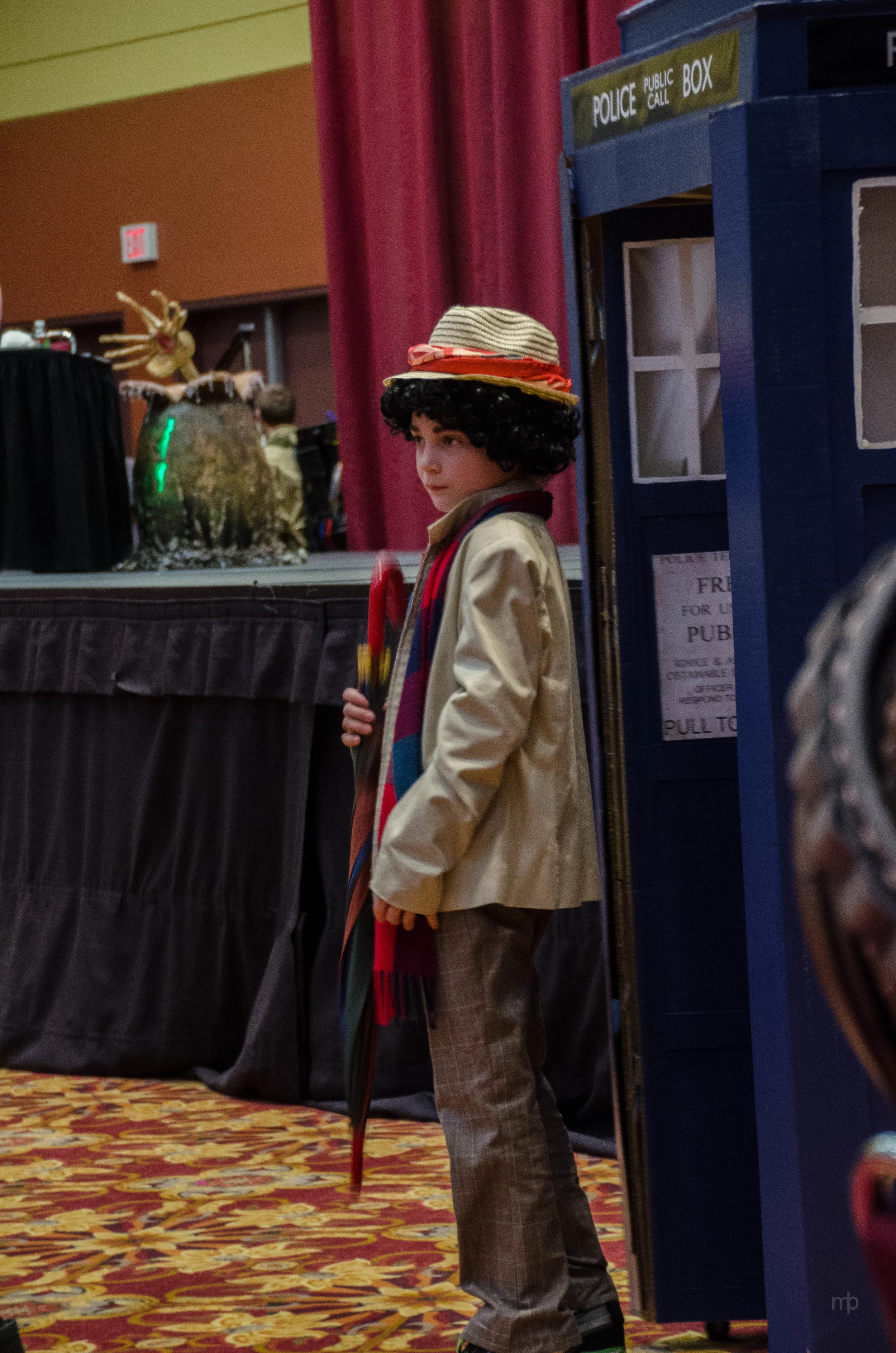 Seventh Doctor Who cosplay. Taken at Planet Comicon 2014.