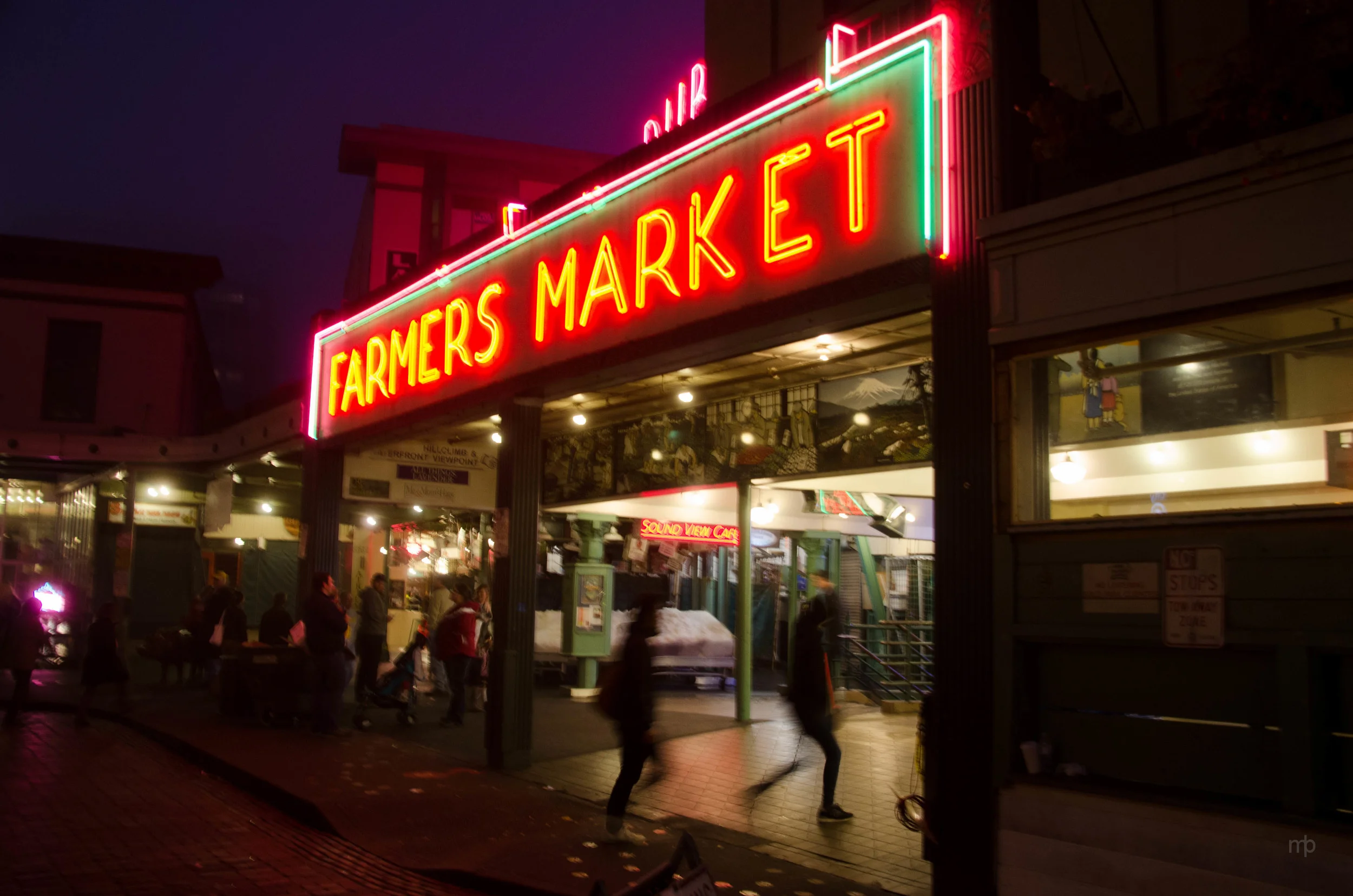Farmers Market. The famous Pike's Place Market in Seattle, WA. Seattle 2013
