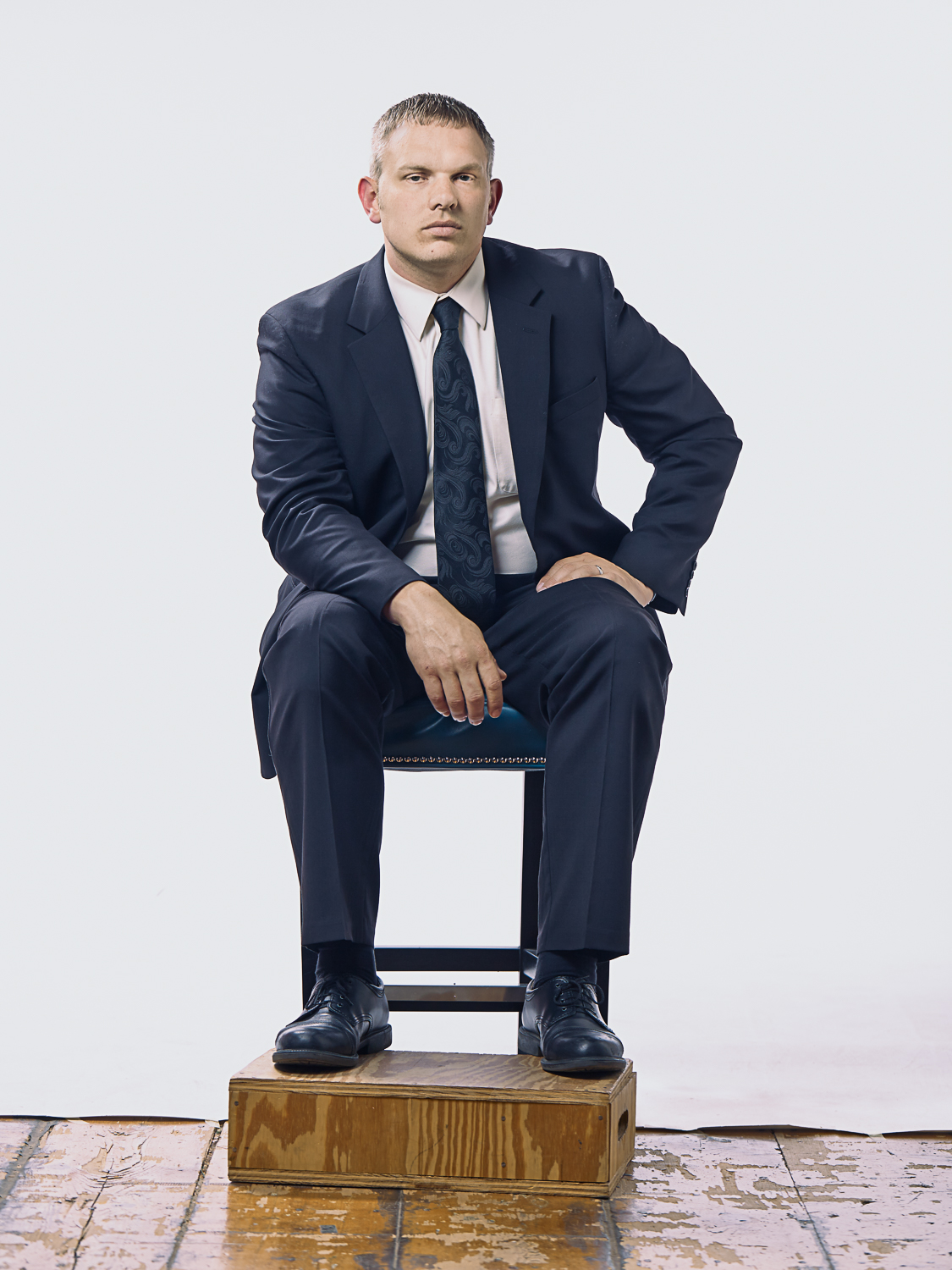 business man sitting in a chair