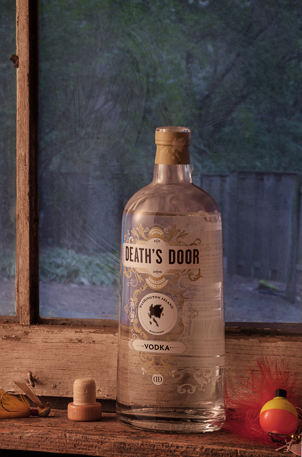 bottle of vodka