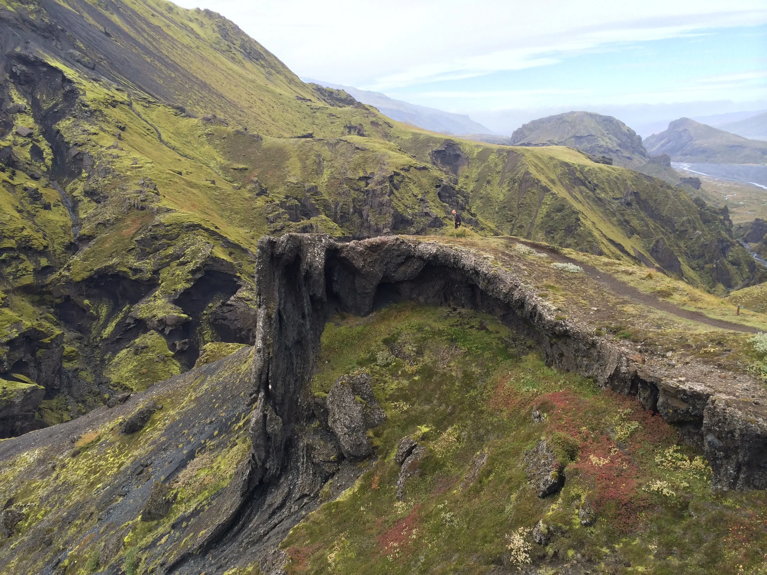   FIMMVORDUHALS    (FIVE-CAIRN TRAIL)   - Run across glaciers and volcanoes - 