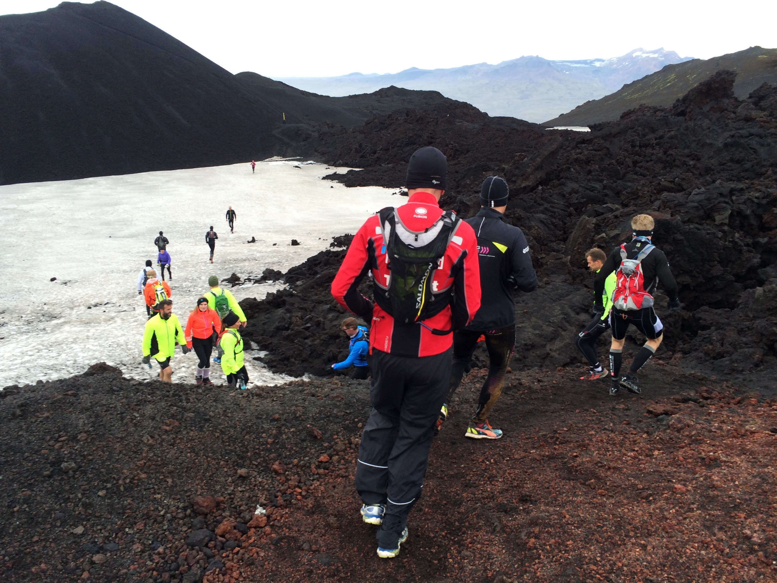 Running on lava and snow