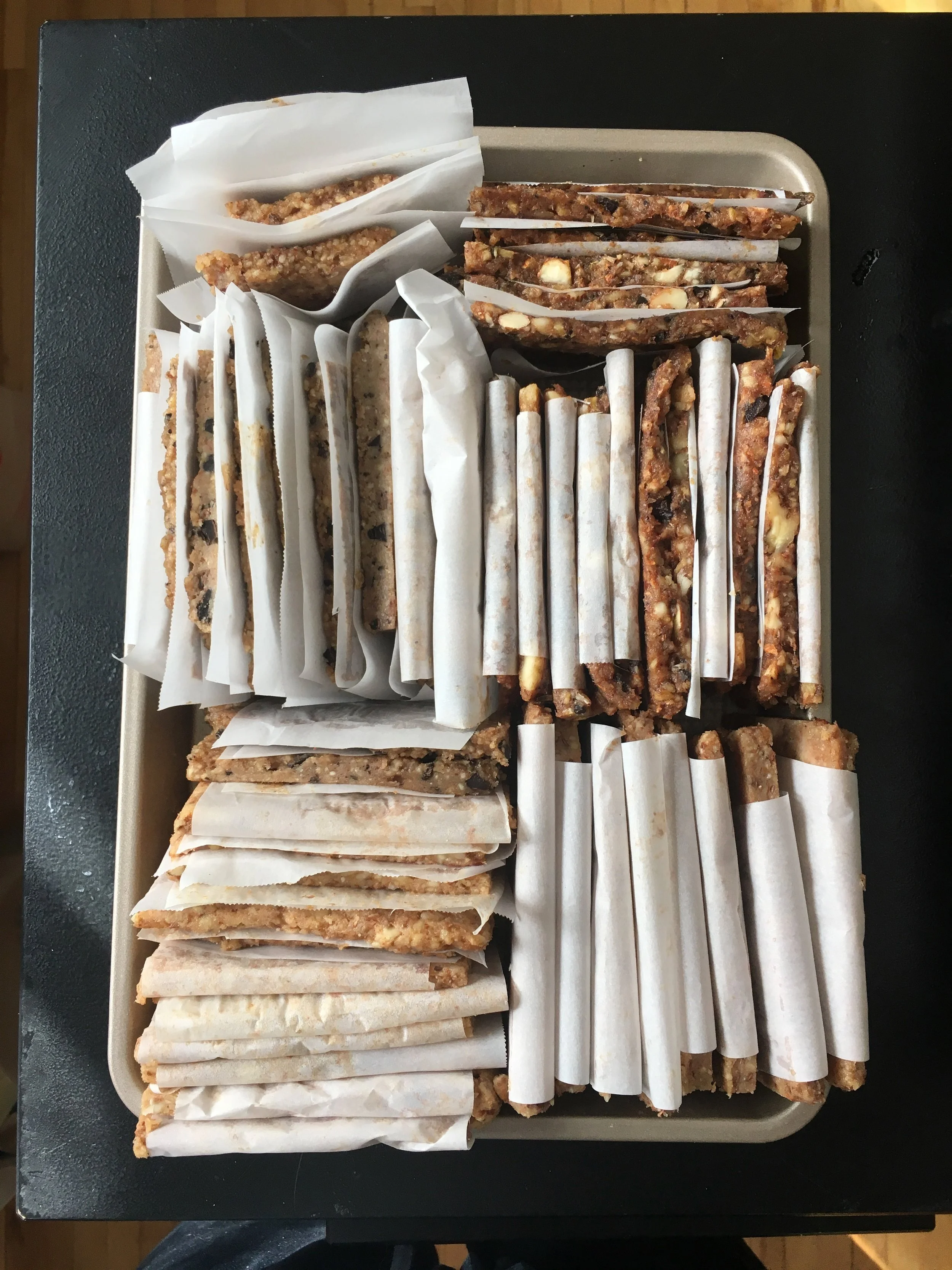 Made homemade Lara bars