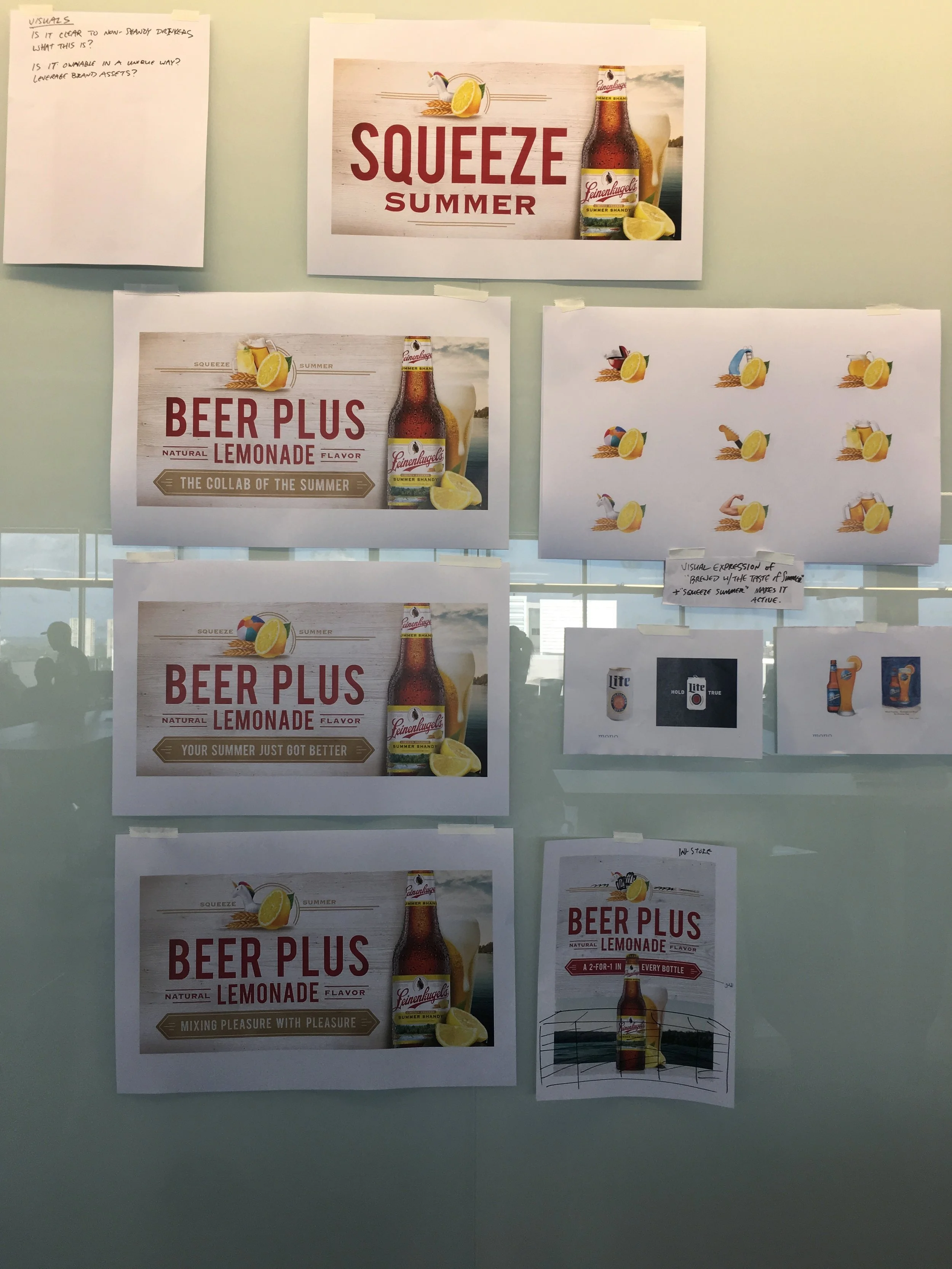 Helped mono work on winning a Leinenkugels pitch
