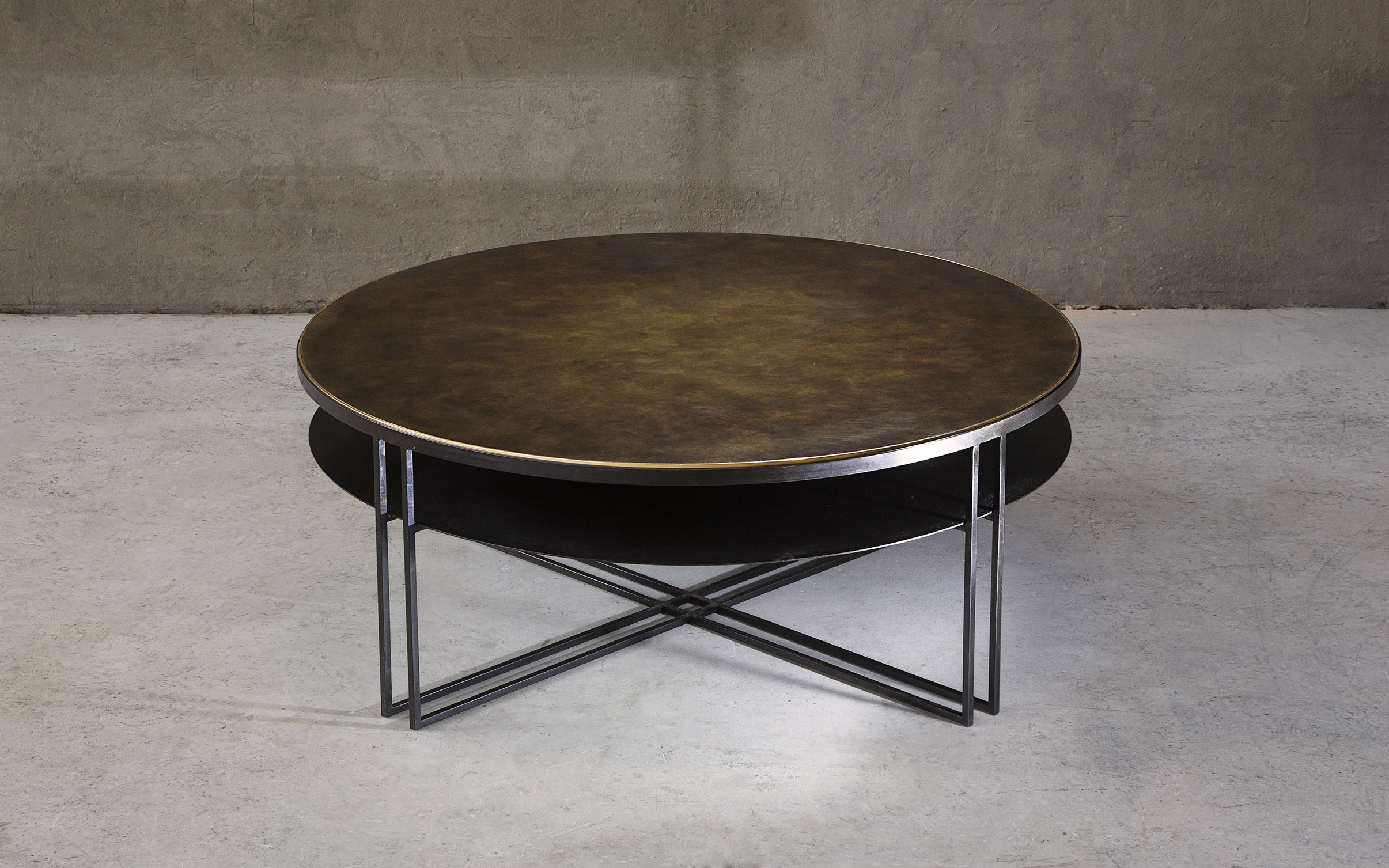 Round Binate Coffee Table