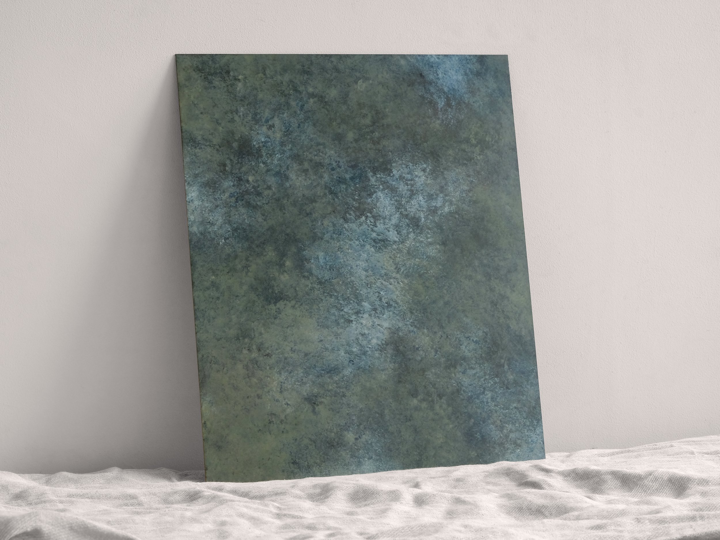 Brass: Verdigris, Waxed