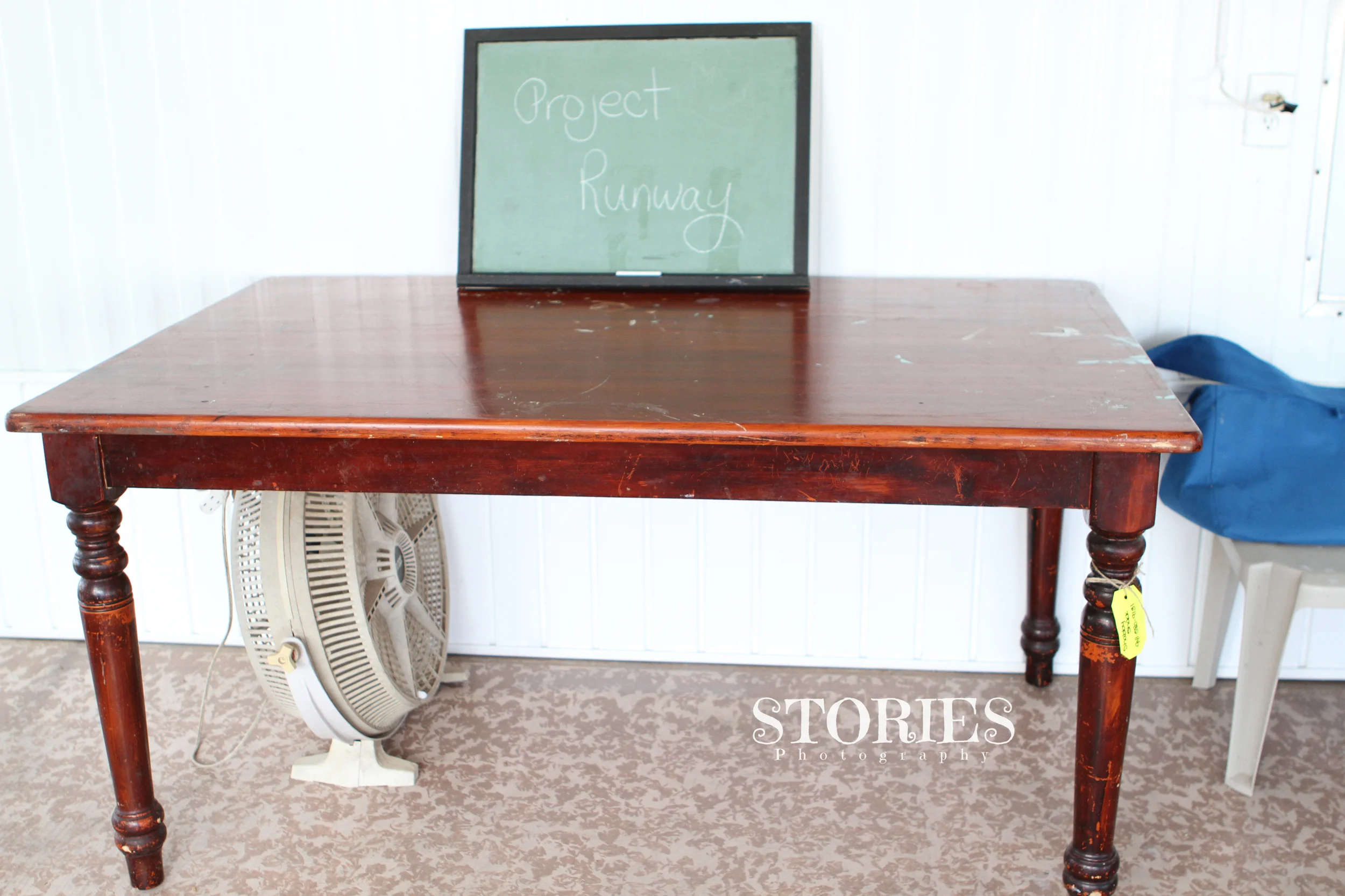 My blank slate work table