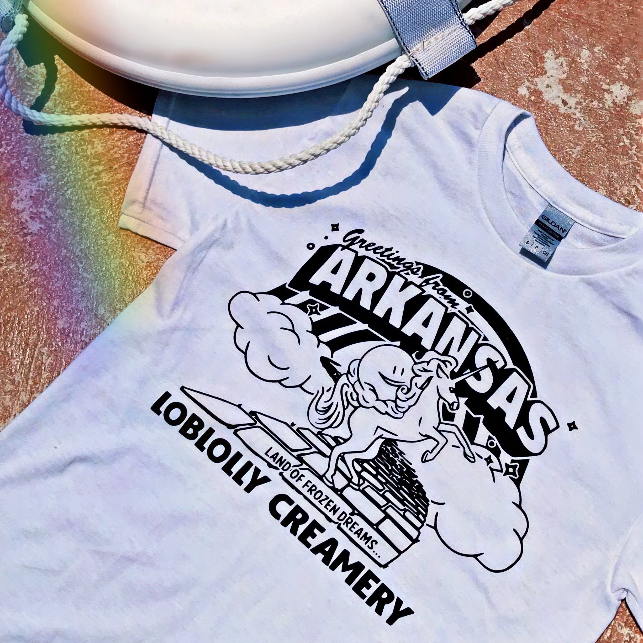 Loblolly Arkansas Postcard T-shirt