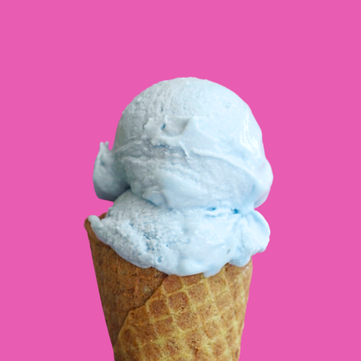Blue Cotton Candy Ice Cream