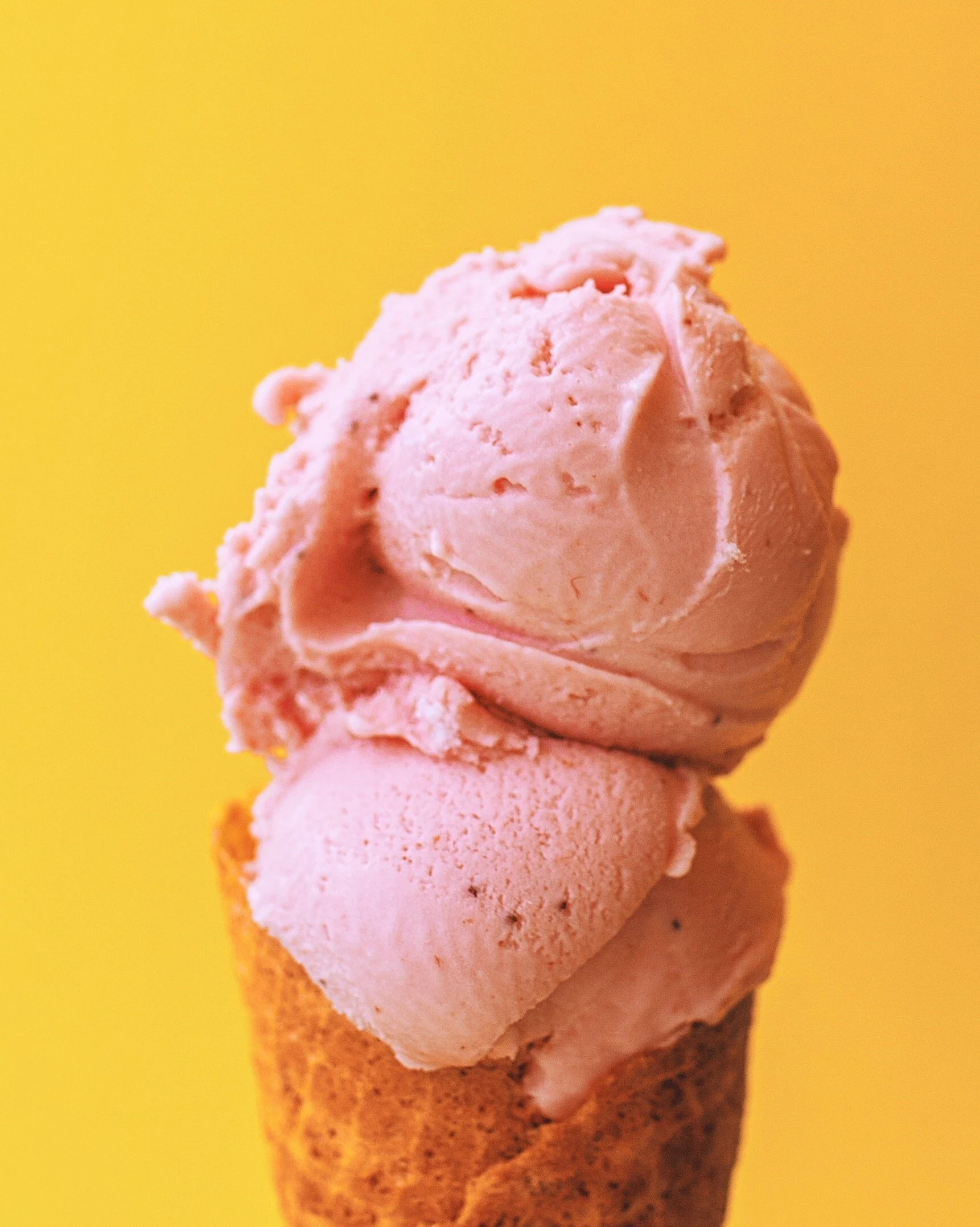 Strawberry Buttermilk Ice Cream