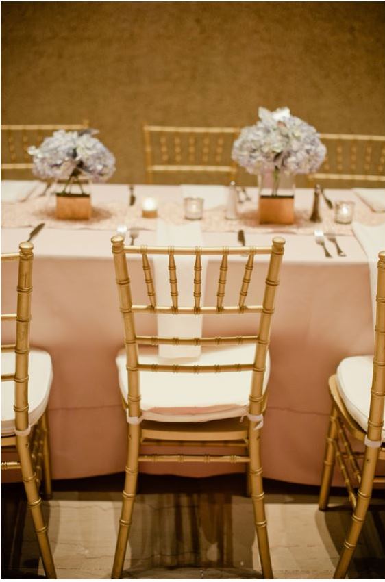  reception table gold chiavari chairs 
