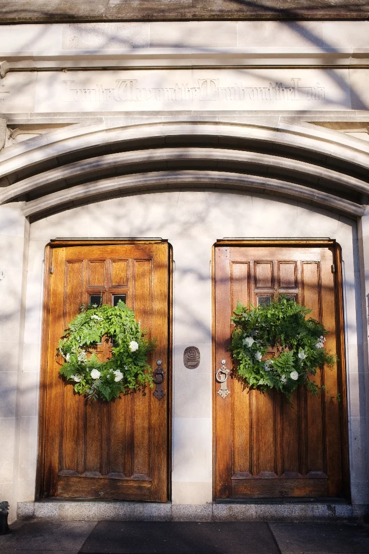 wreath on church doors.jpeg