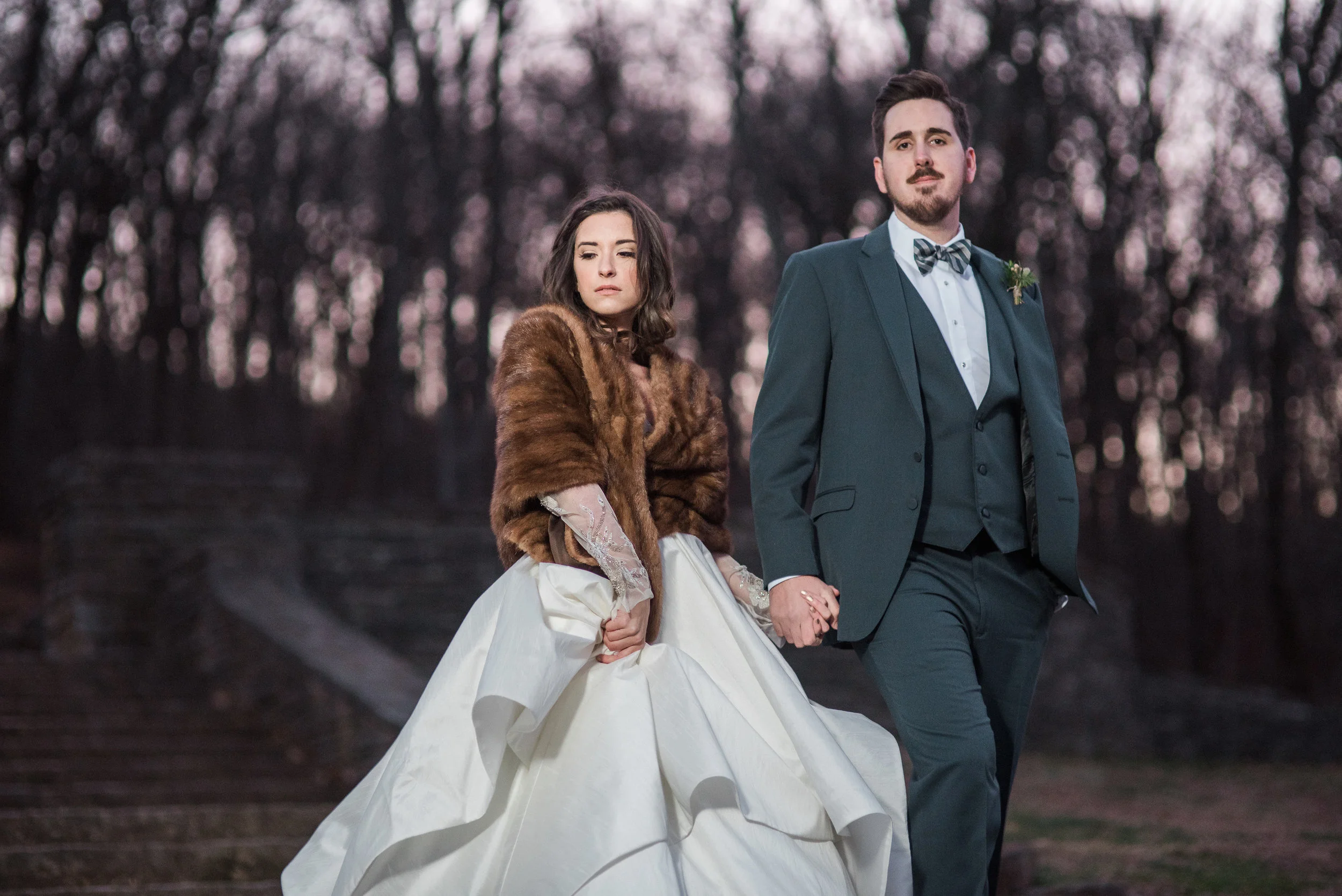 bride and groom outside winter.jpg