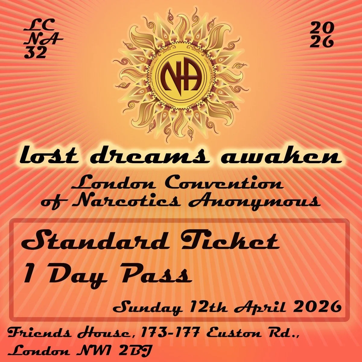 LCNA 32 - Standard - 1 Day Pass - Sunday