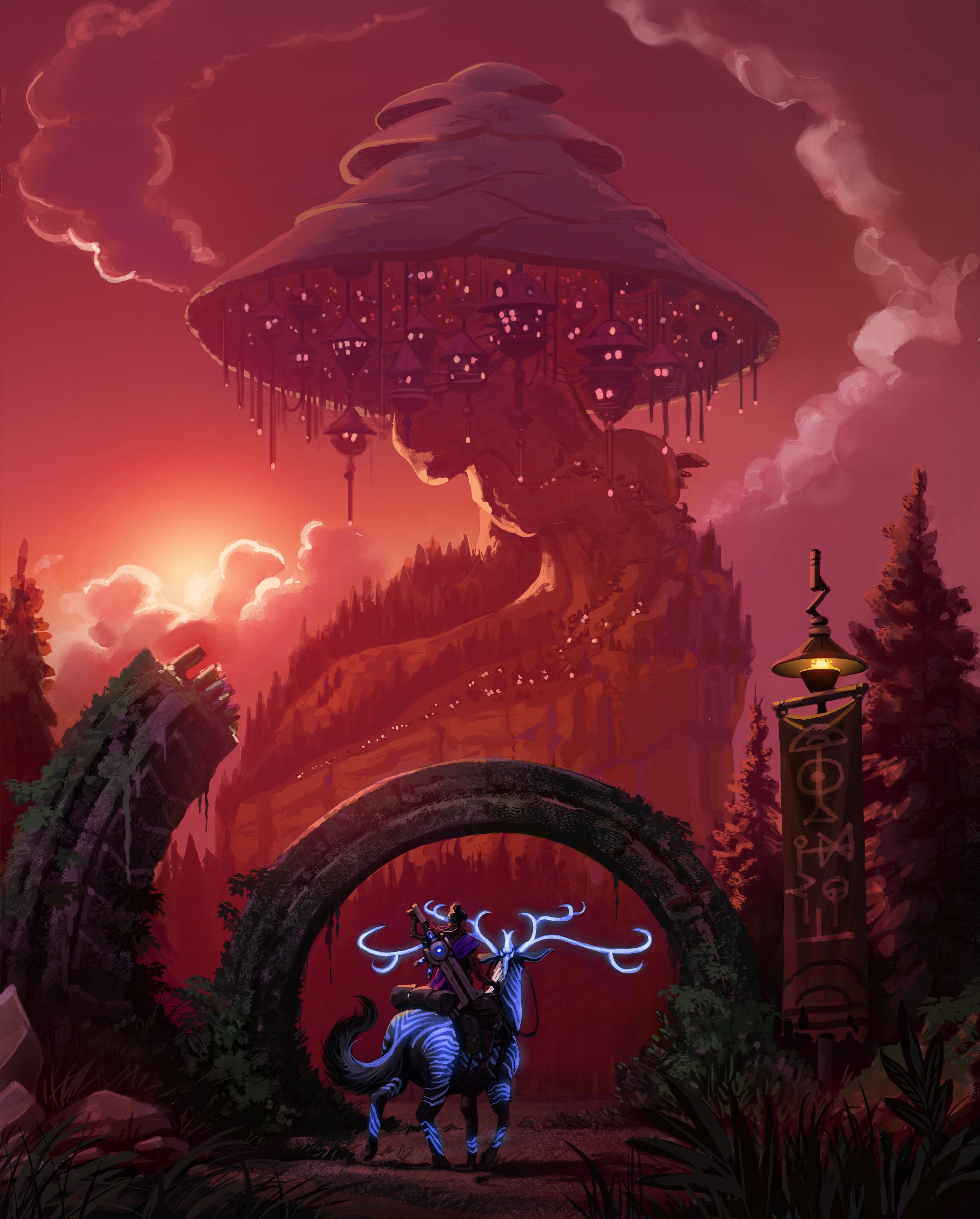 The Great Fungus: Skycap City