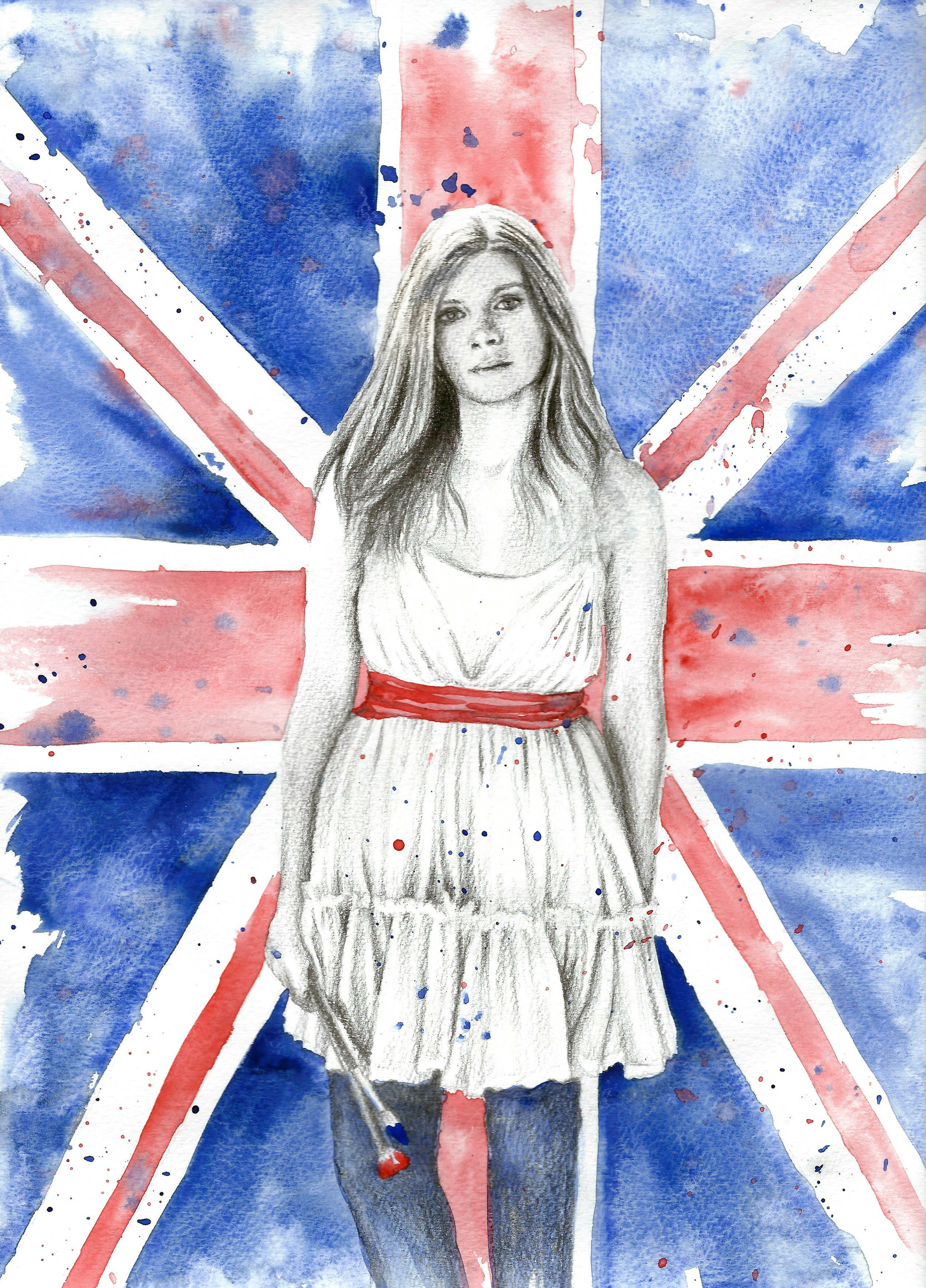 "Made in London" 9X12 by Tara Deetscreek
