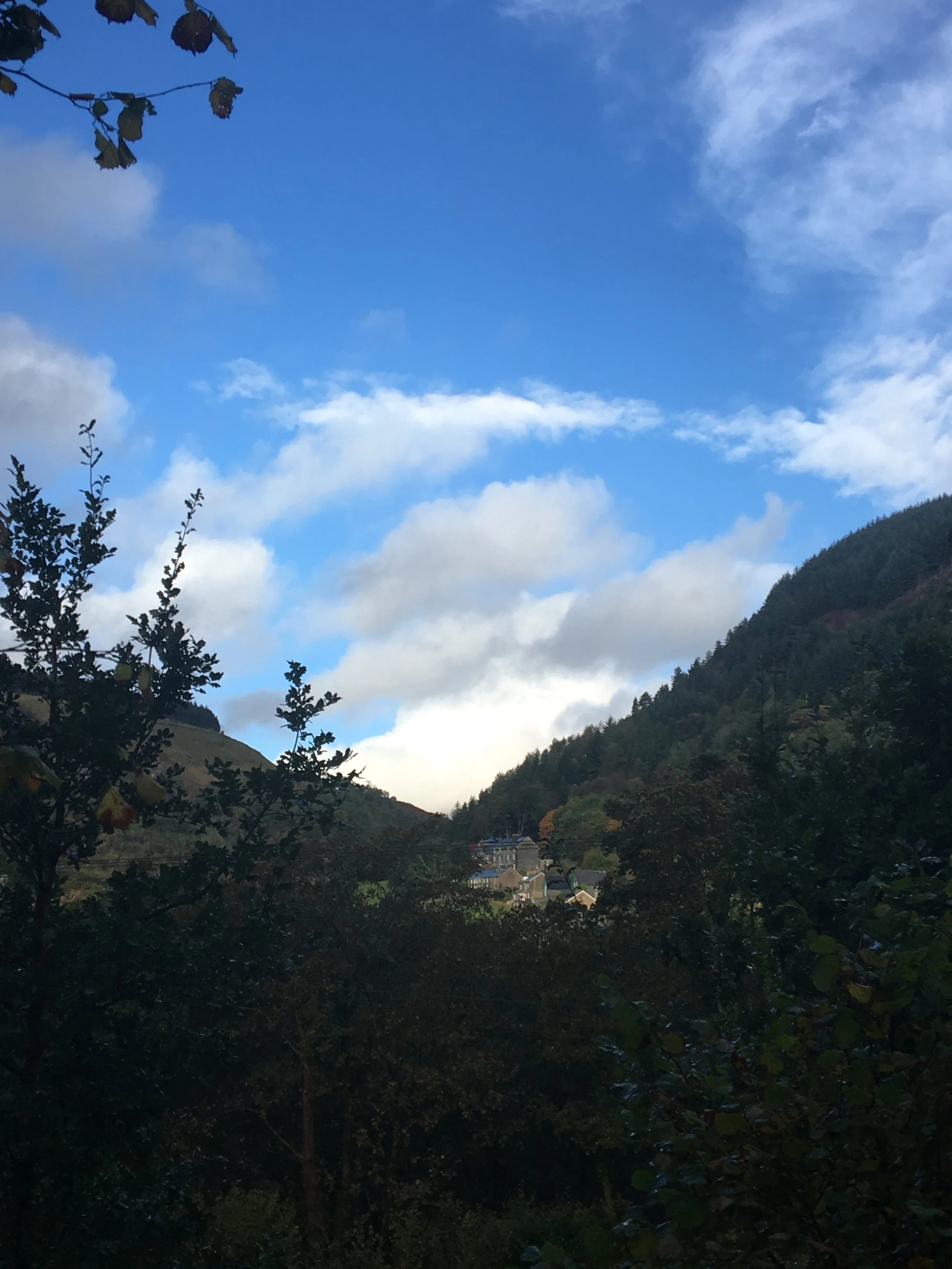 The town of Corris
