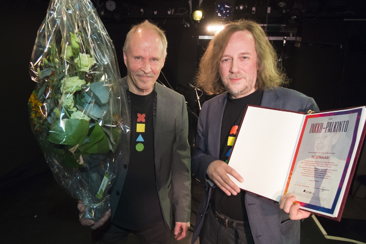 Resonaarin johtajat Kaarlo Uusitalo (vas.) ja Markku Kaikkonen (kuva: Vesa-Matti Väärä).