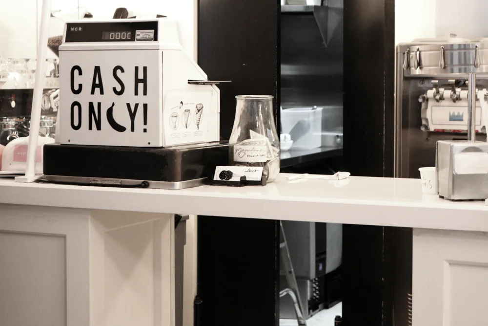 CASH ONLY