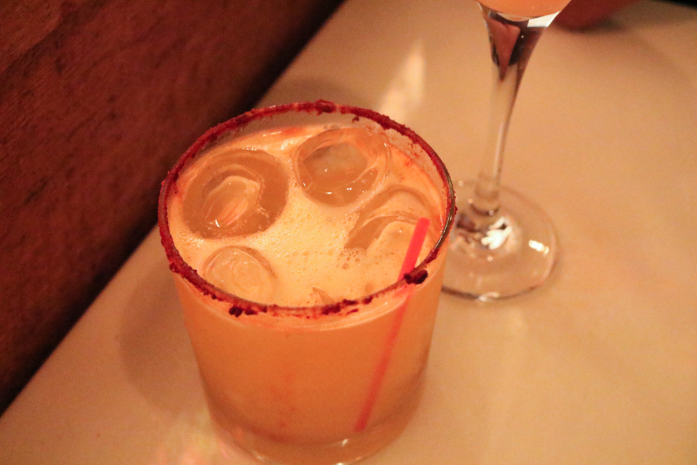 Chee Hu, Mango margarita with lihing mui rum