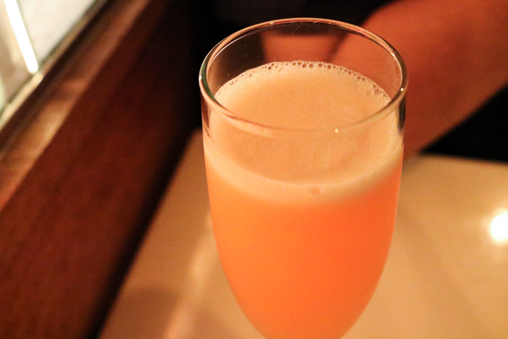 Honi Honi, Guava nectar, Gin, and Rum with an elderflower finish