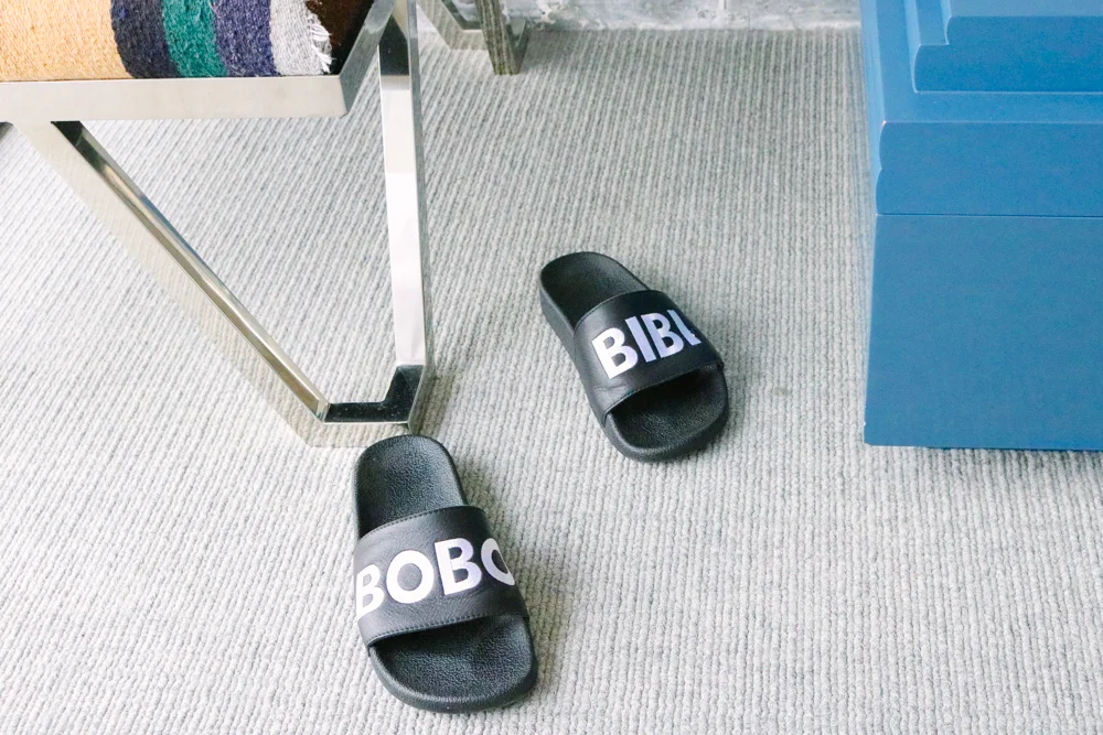 (Bobo and Bibi) Adidas Mi Adilette - Your Call Slippers