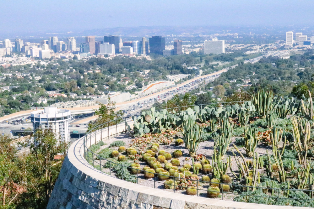 Downtown LA view from The Getty Center