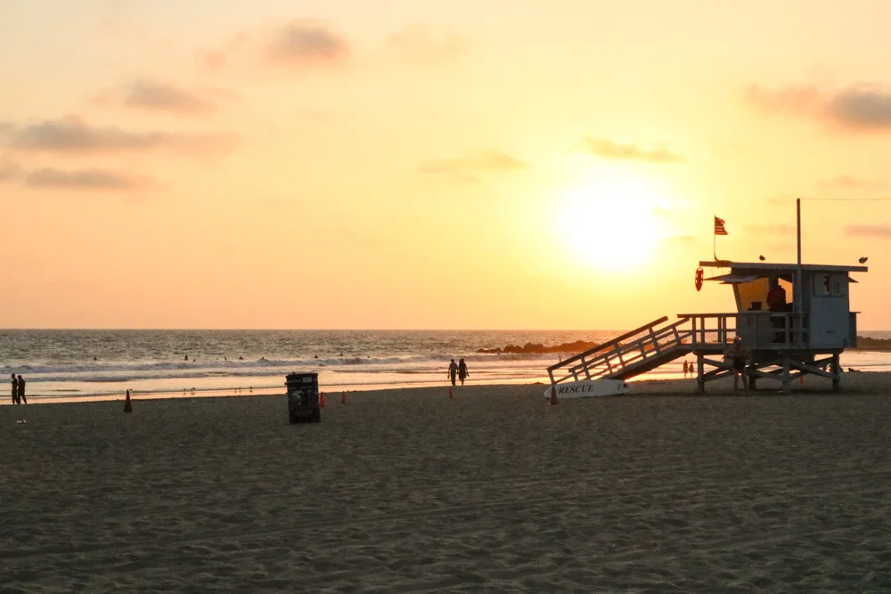 Sunset at Venice Beach