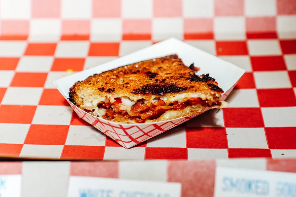 White Cheddar, Tomato Bacon Jam