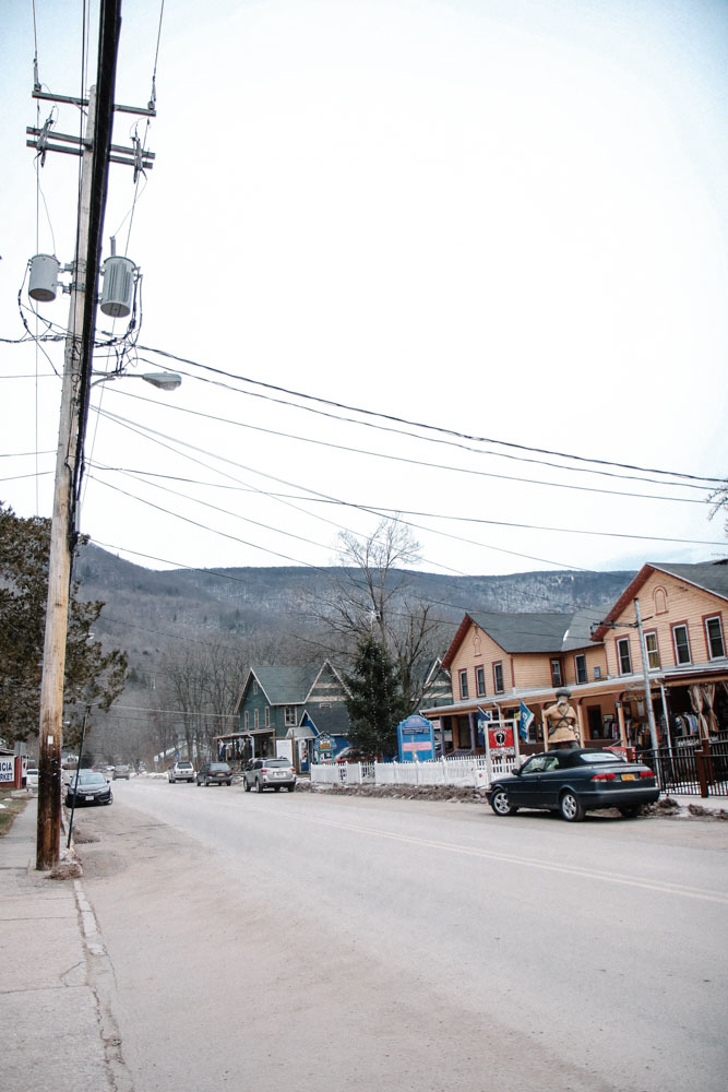 The town of Phoenicia, NY