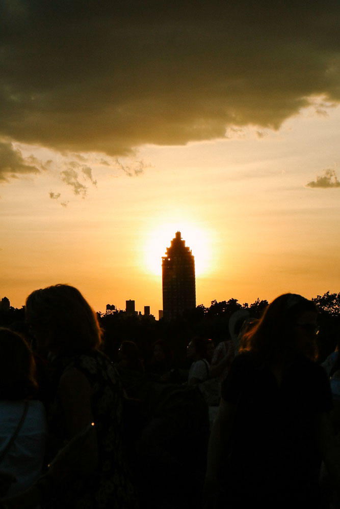 Sunset on the day before Wedding