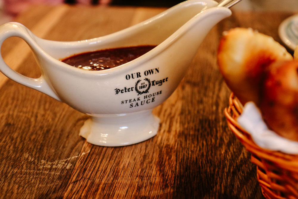 Lunch date with Sowon at Peter Luger Steak House
