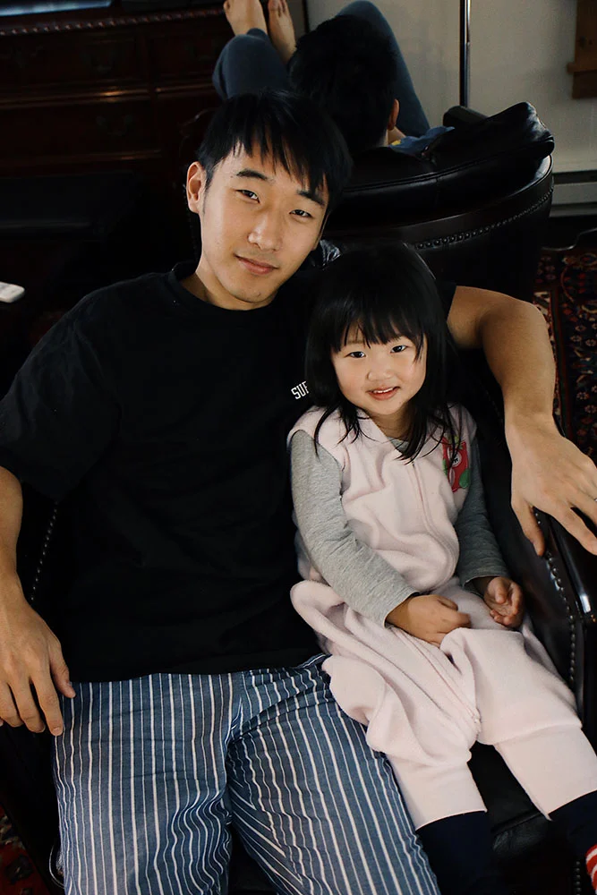Uncle Bobo and Toddler Olivia