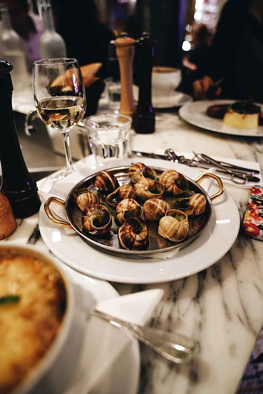 Our first time trying Escargot!