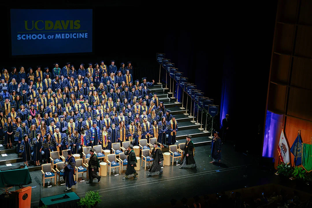 Graduation at University of California, Davis