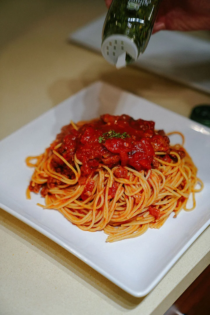 Serve it with bit of a Parsley on top.