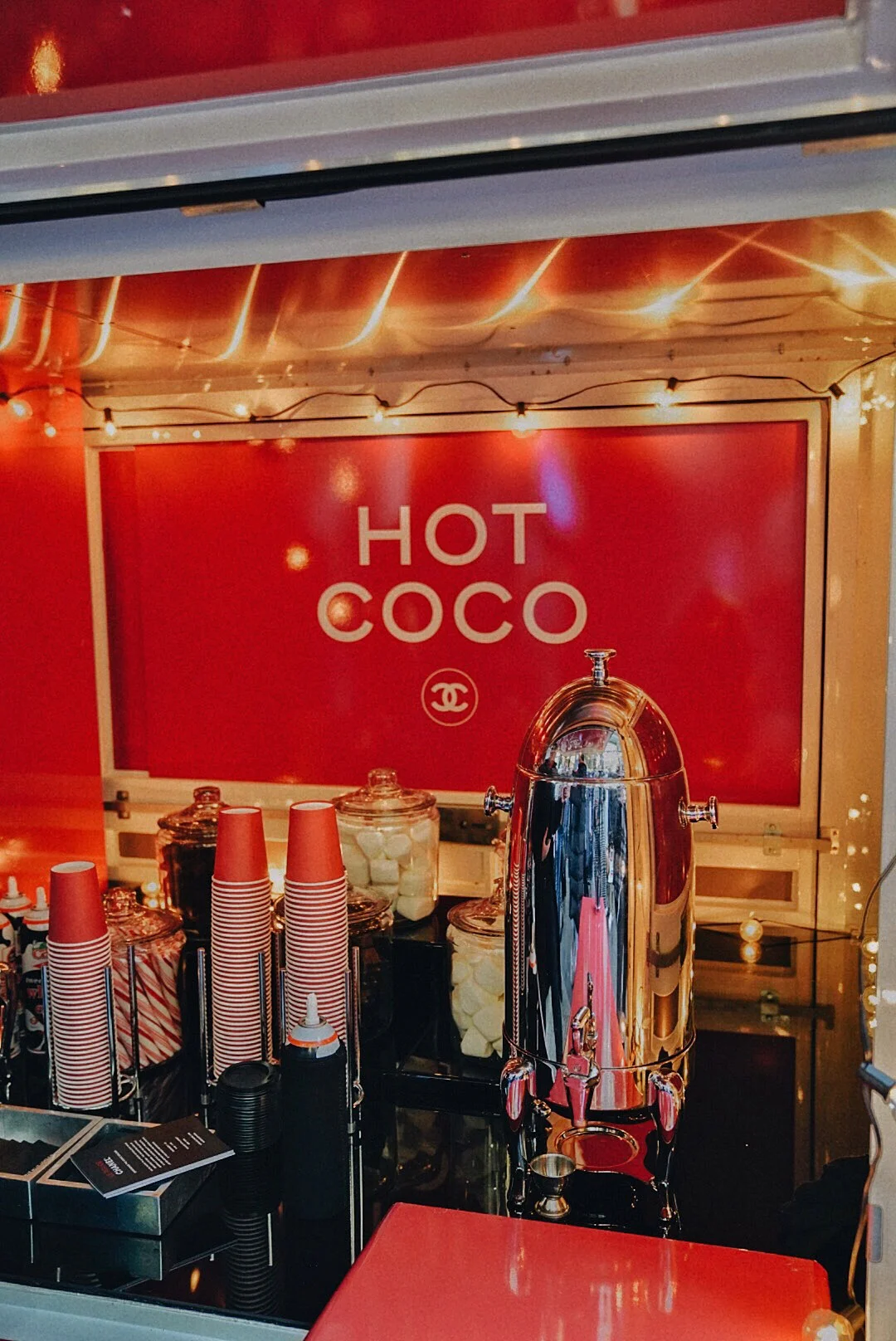 HOT COCO truck in front of Chanel Boutique in Soho