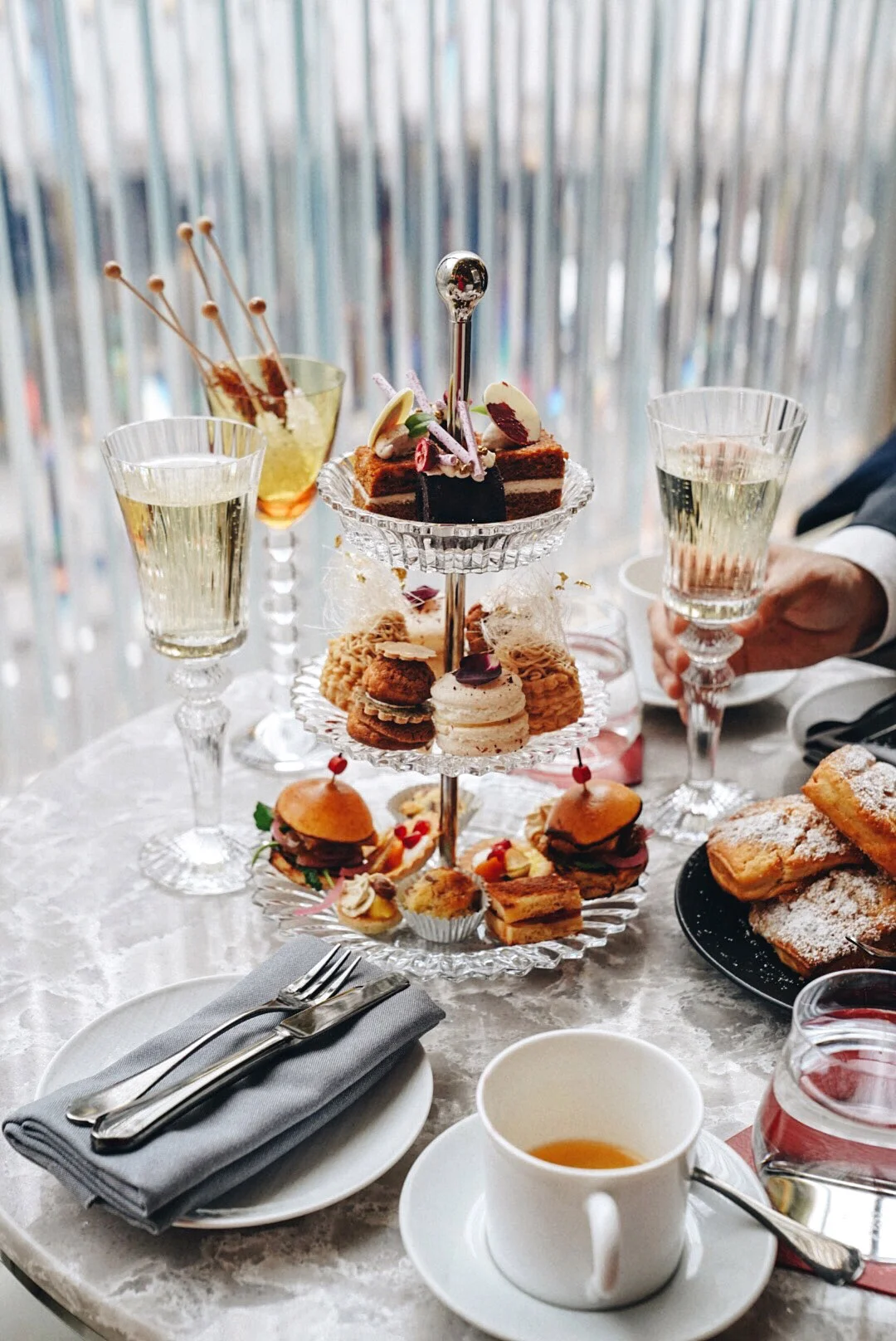 ‘Twas the night before Christmas , Holiday afternoon tea at Baccarat Hotel