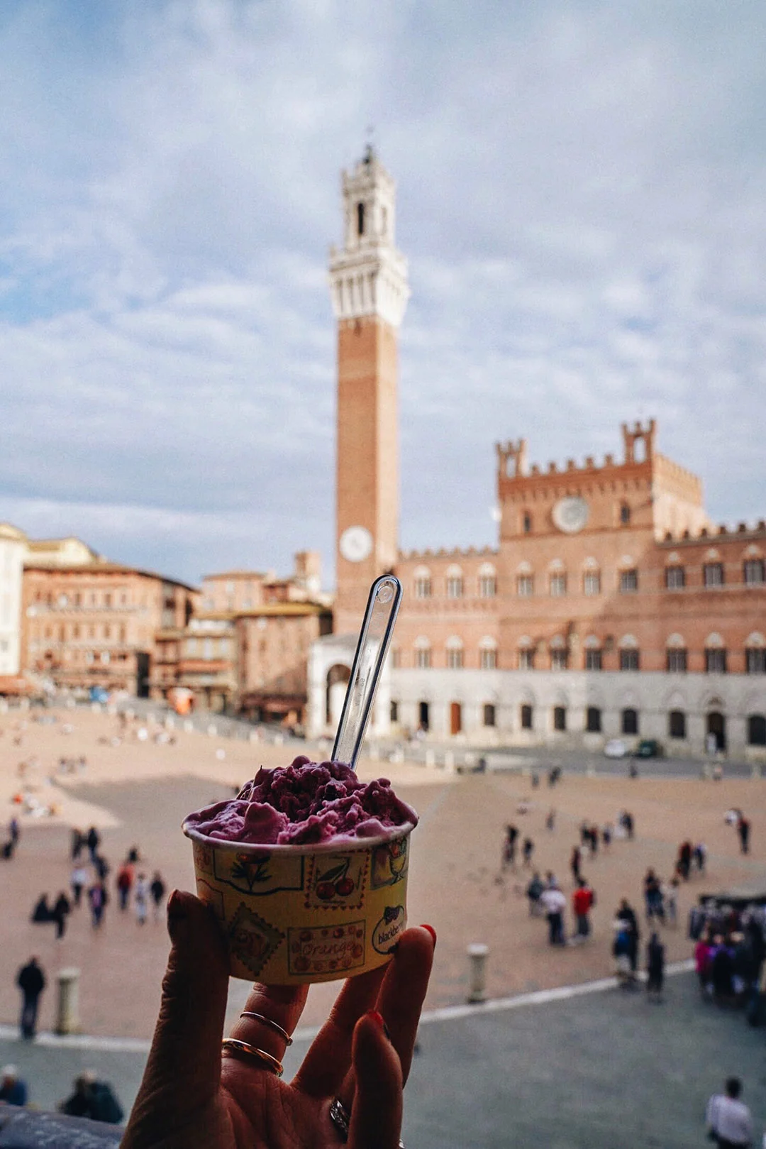 Gelato with a view